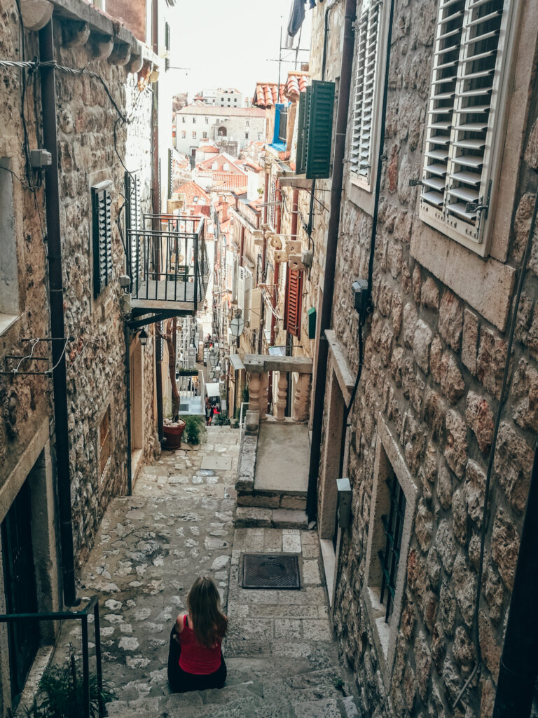 Streets in Dubrovnik